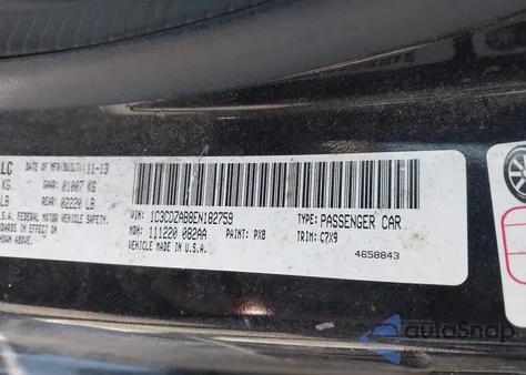 2014 Dodge Avenger Se from USA, damaged, VIN 1C3CDZAB8EN182759